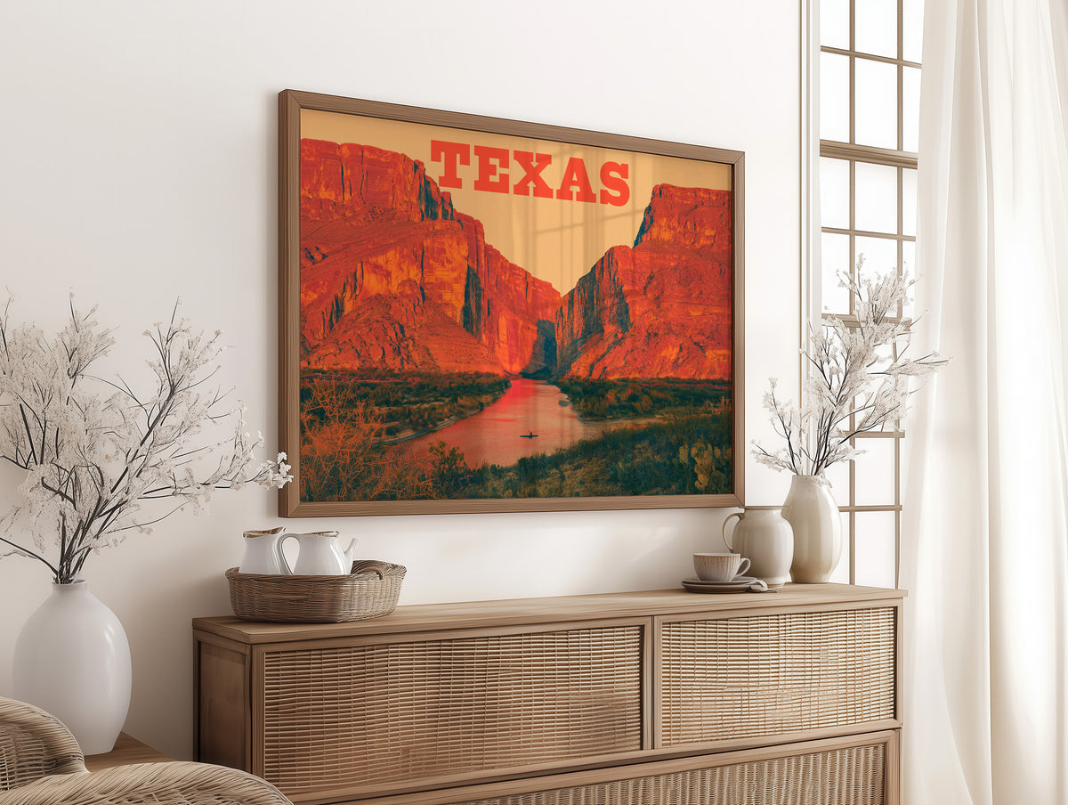 Texas Santa Elena Canyon Glow