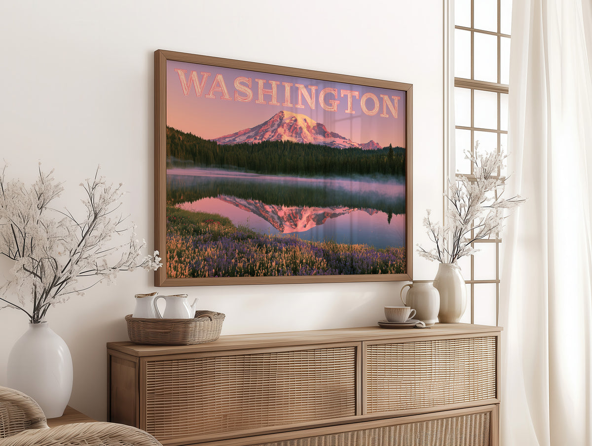Washington Rainier Reflection