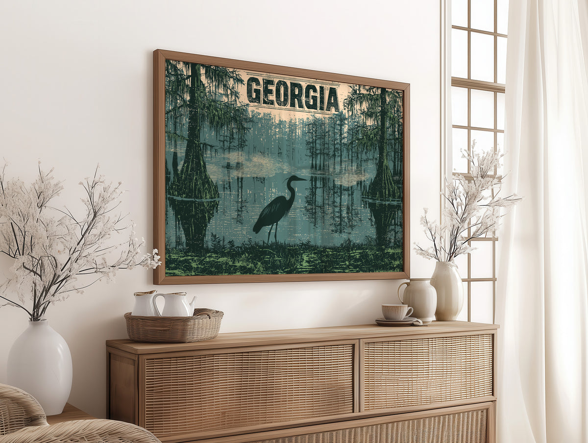 Georgia Cypress Swamp Heron