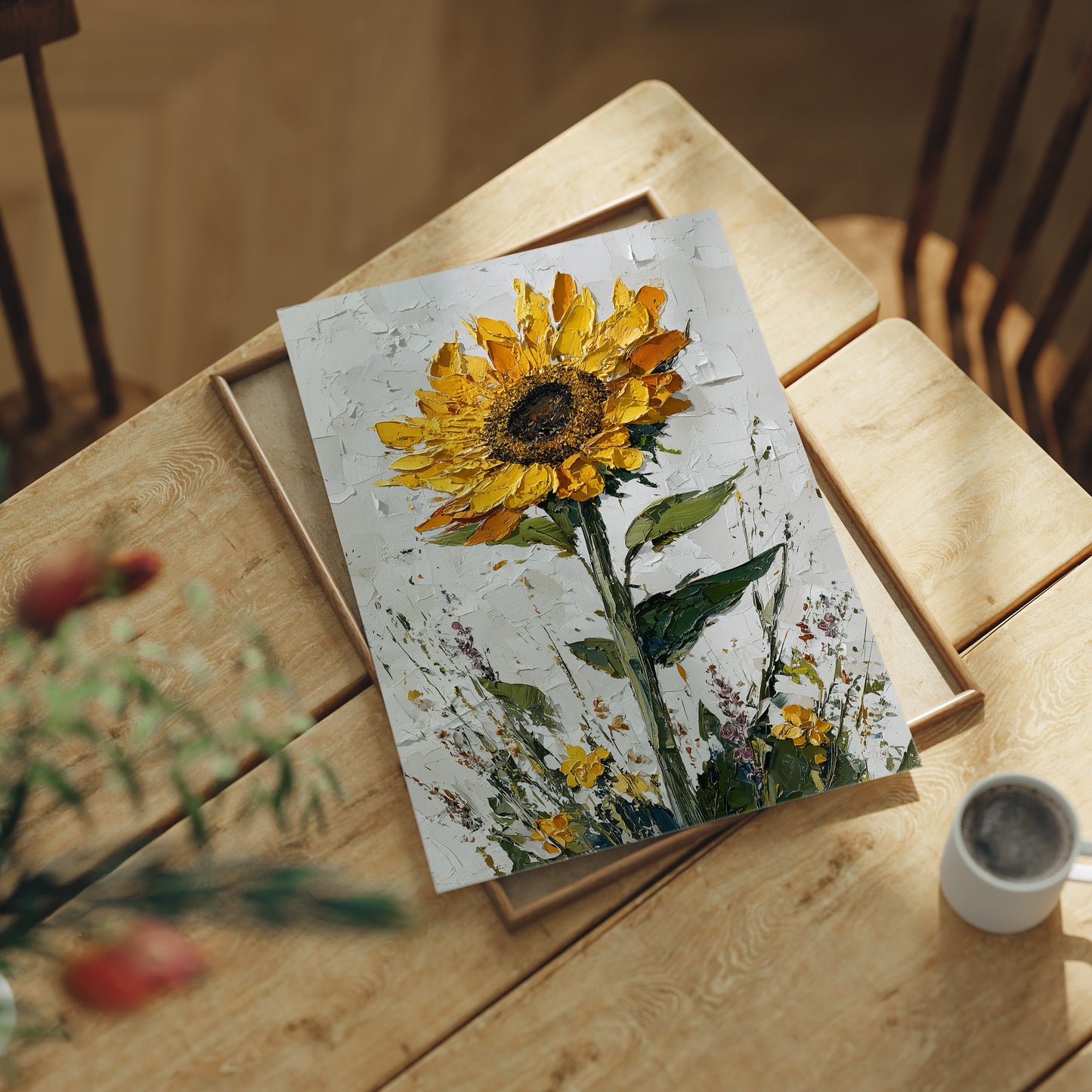 One Sunflower Stands the Tallest