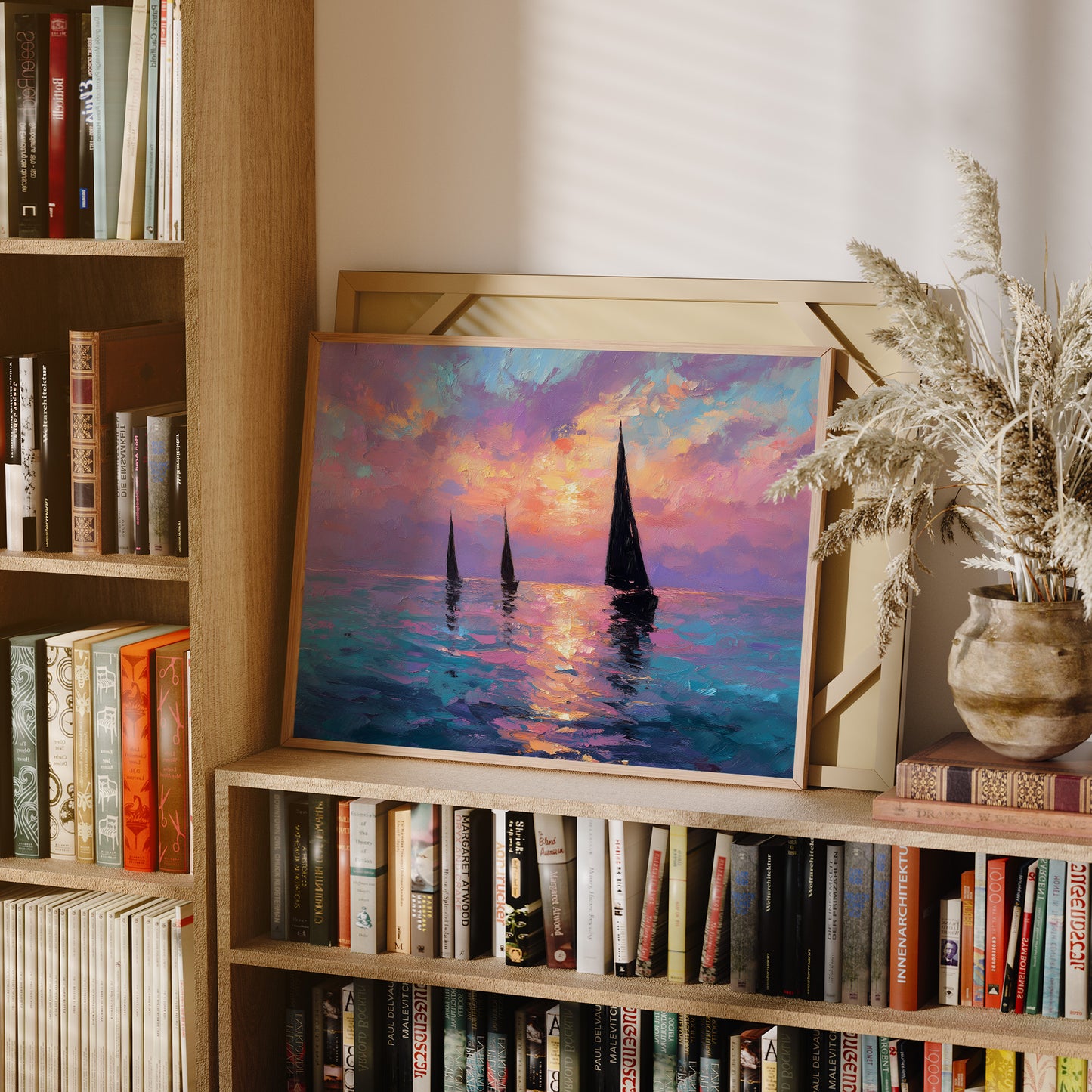 Three Sails Into the Gloaming