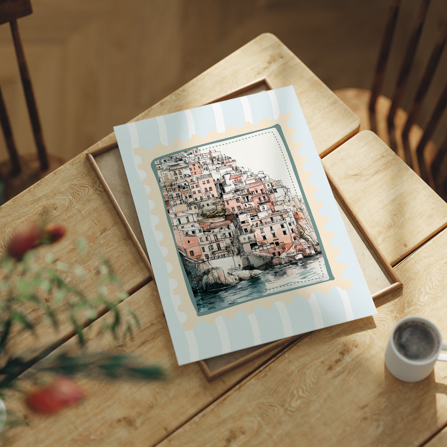 Cliffside Village Stamp
