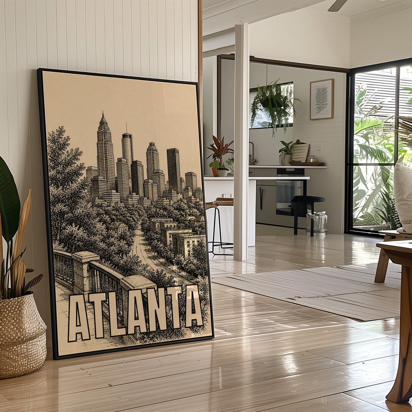 Atlanta, Tree-Lined Skyline