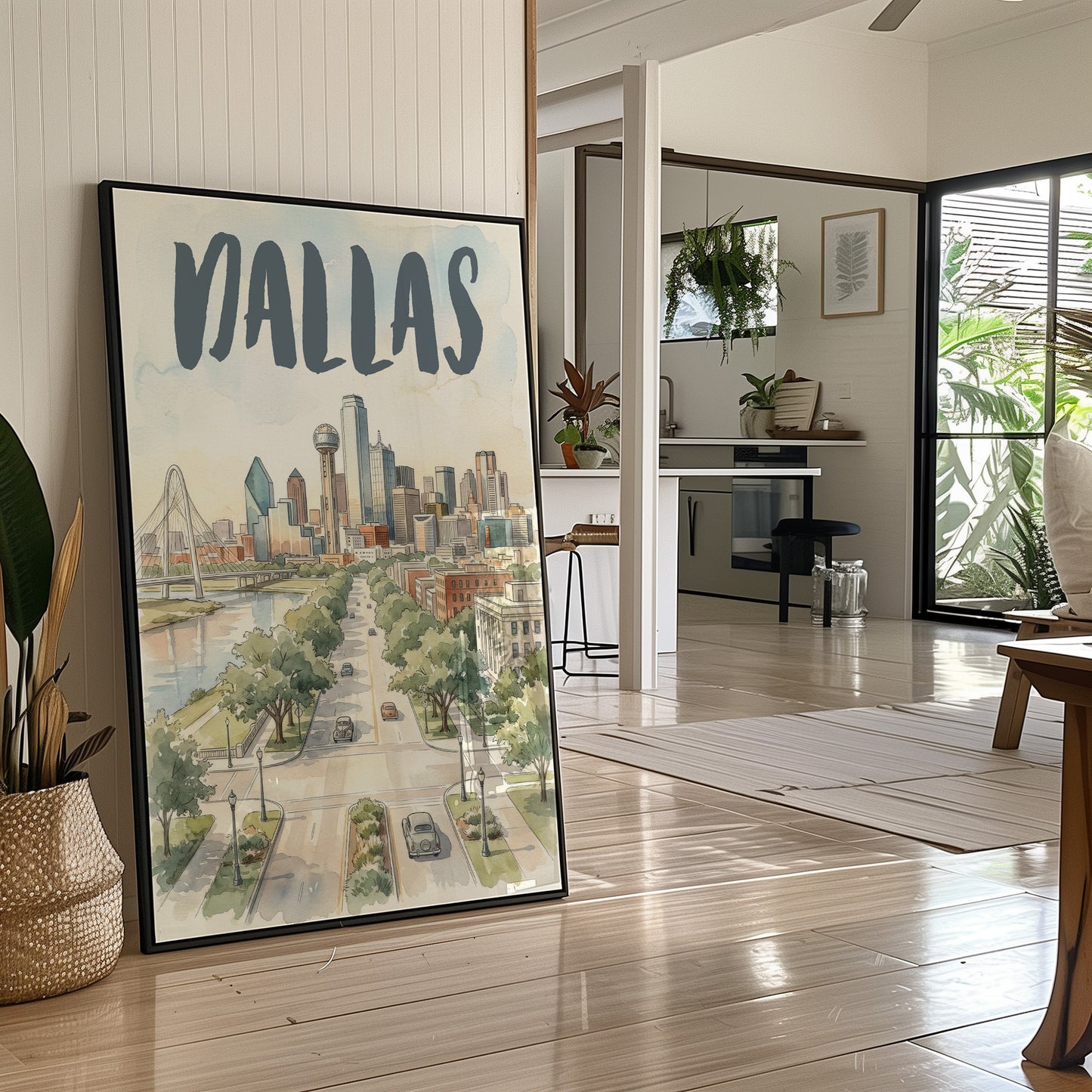 Dallas in Watercolor