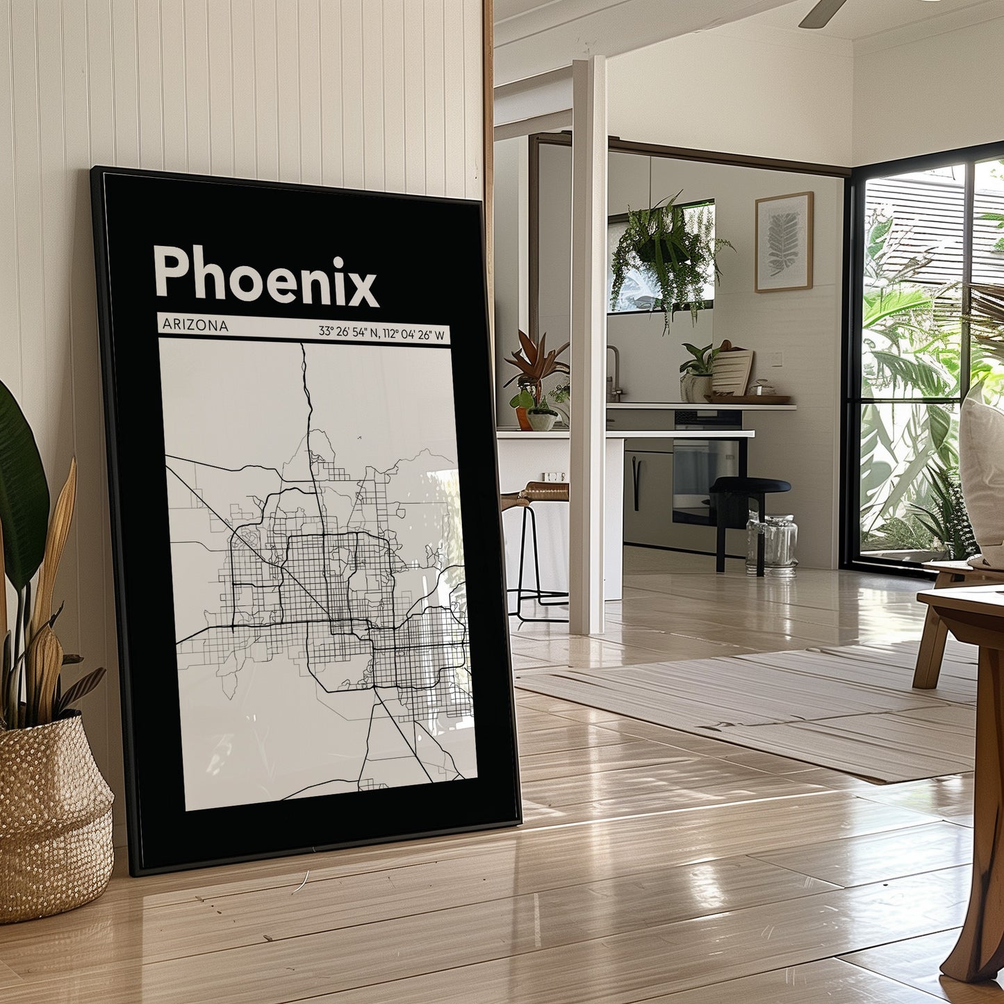 Phoenix, Mapped in Black