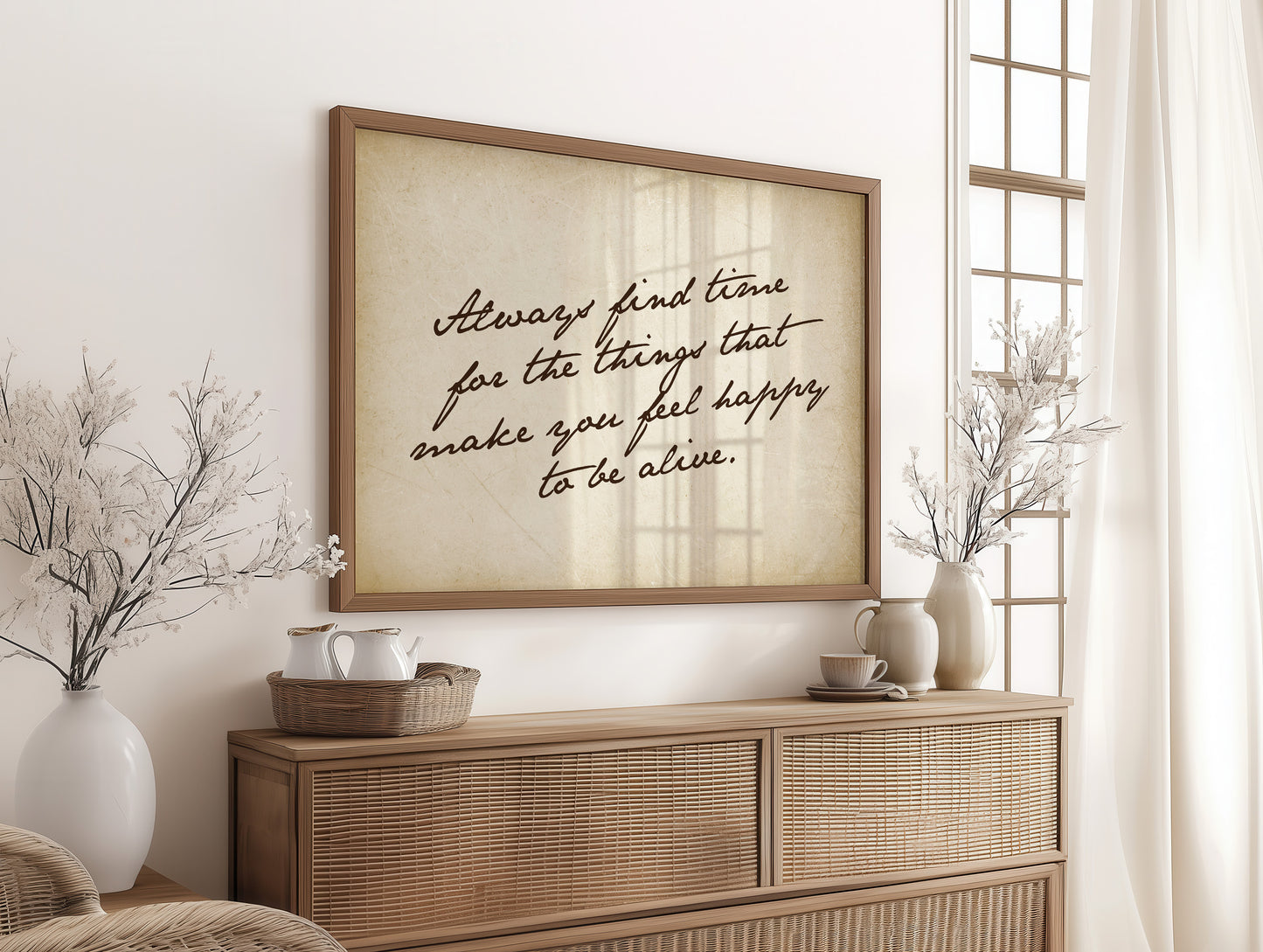 Handwritten Reminder to Live