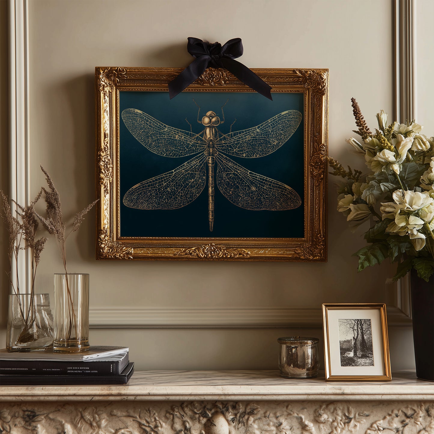 Gilded Wings in Twilight