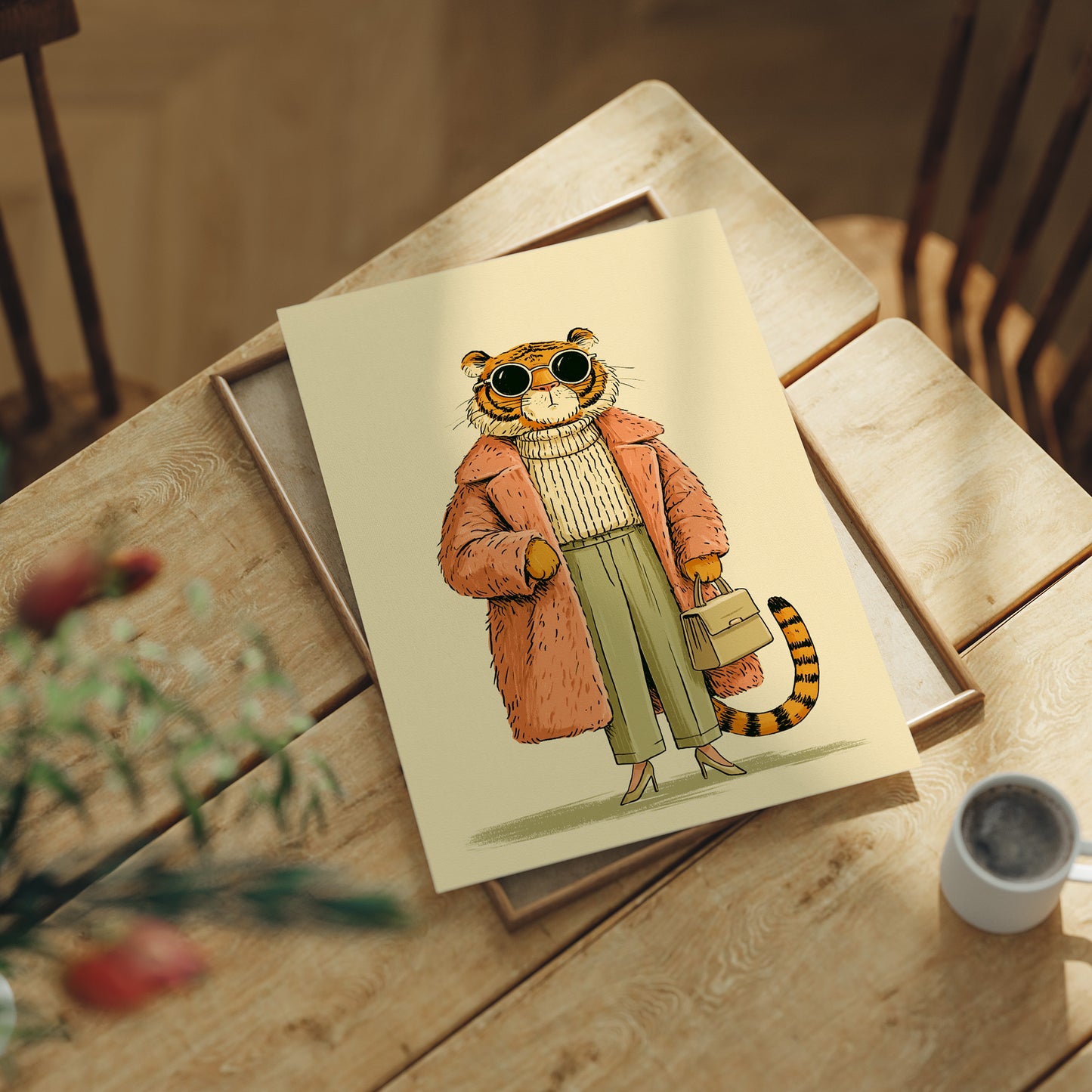 Tiger in a Trench Coat, Dressed to Kill