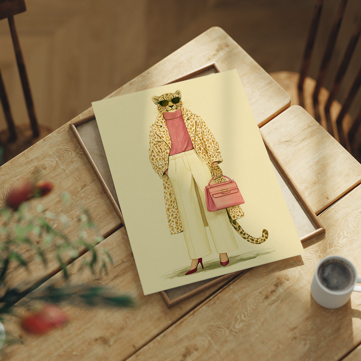 Leopard in Leopard: The Chicest Print Clash