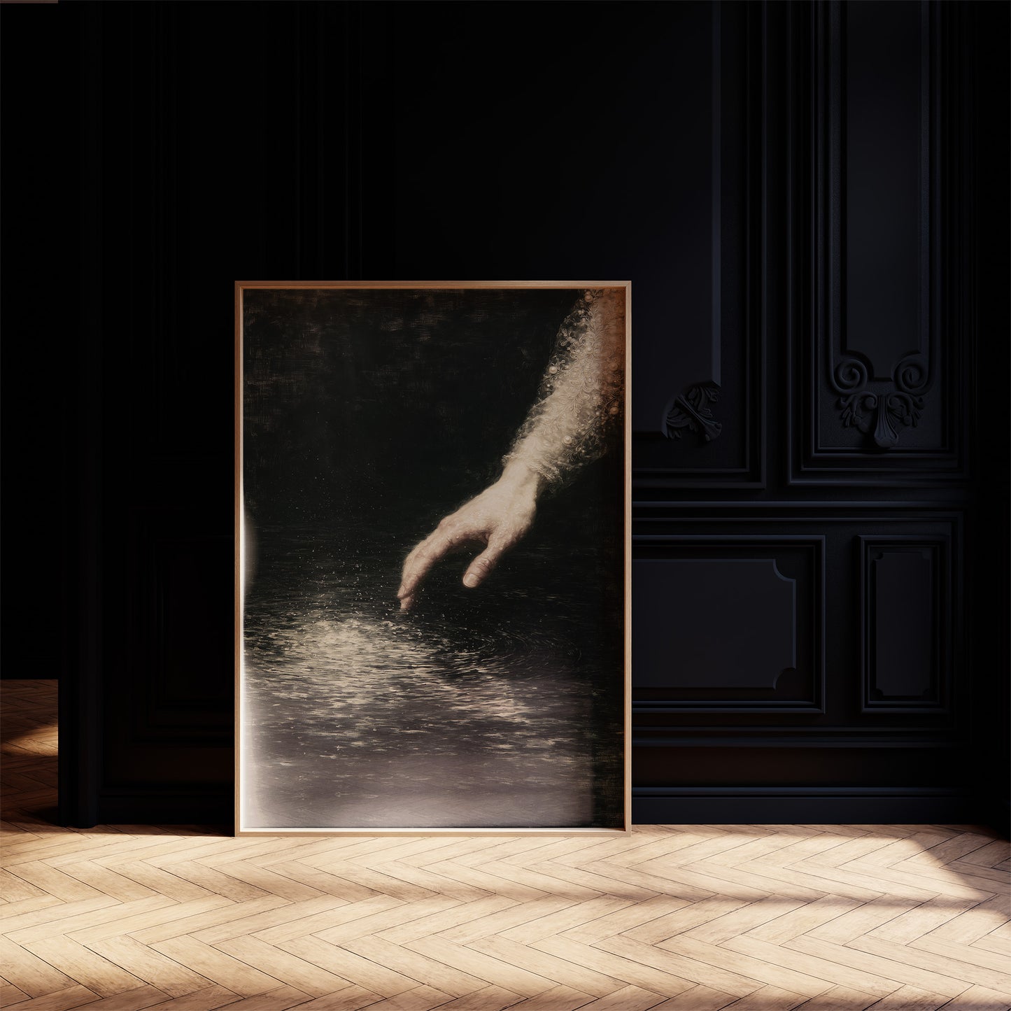 Fingertip and Moonlit Water: A Renaissance Study