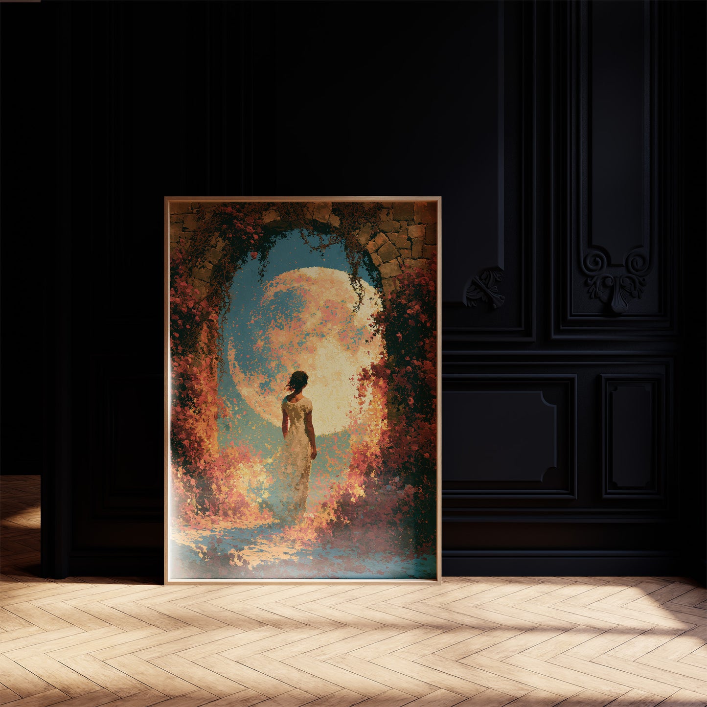 Threshold of Falling Light