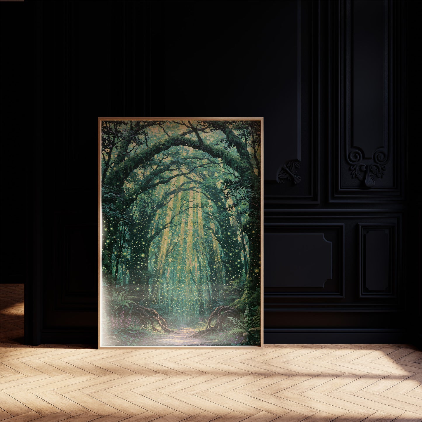 Fireflies Down the Forest Path