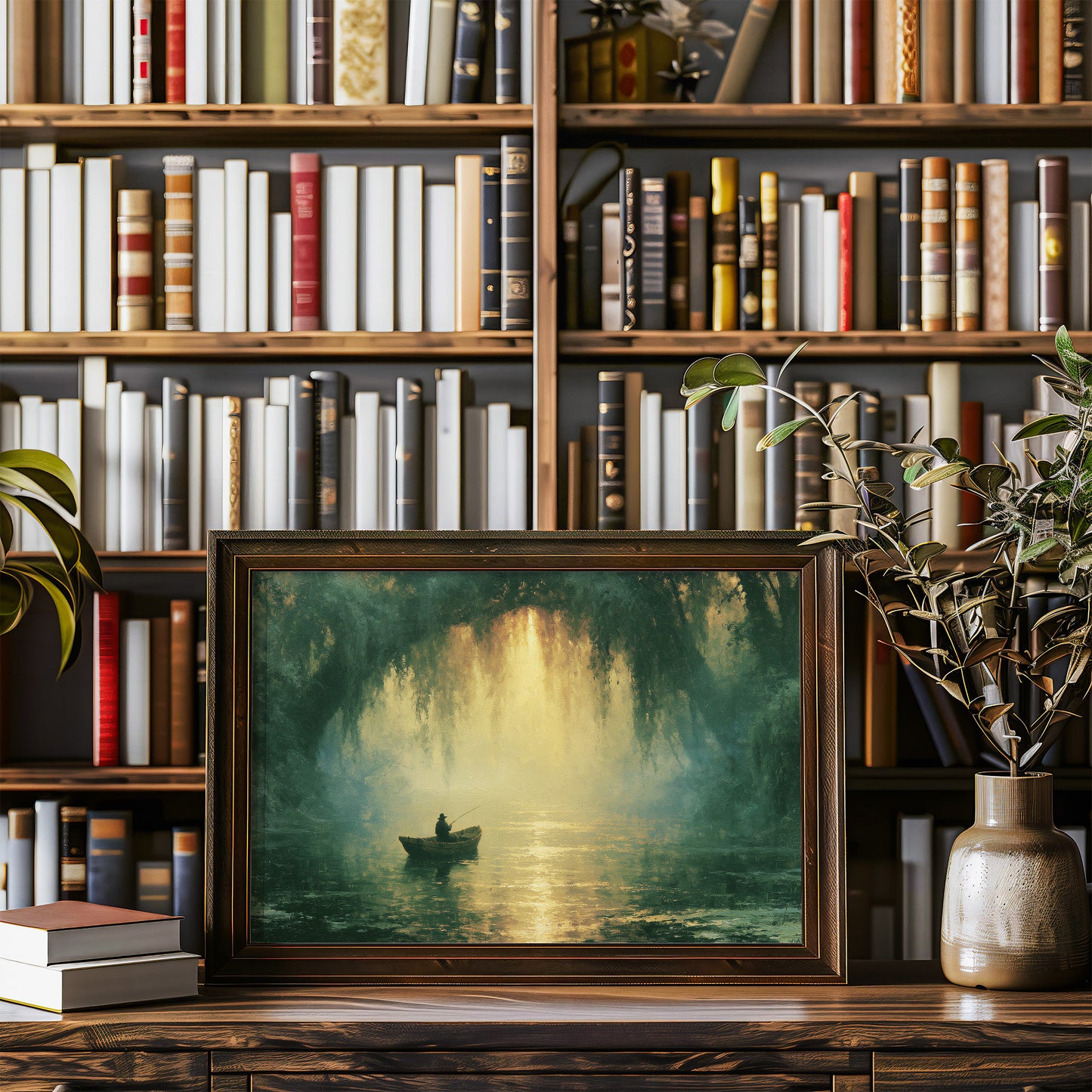 Angler in the Amber Light