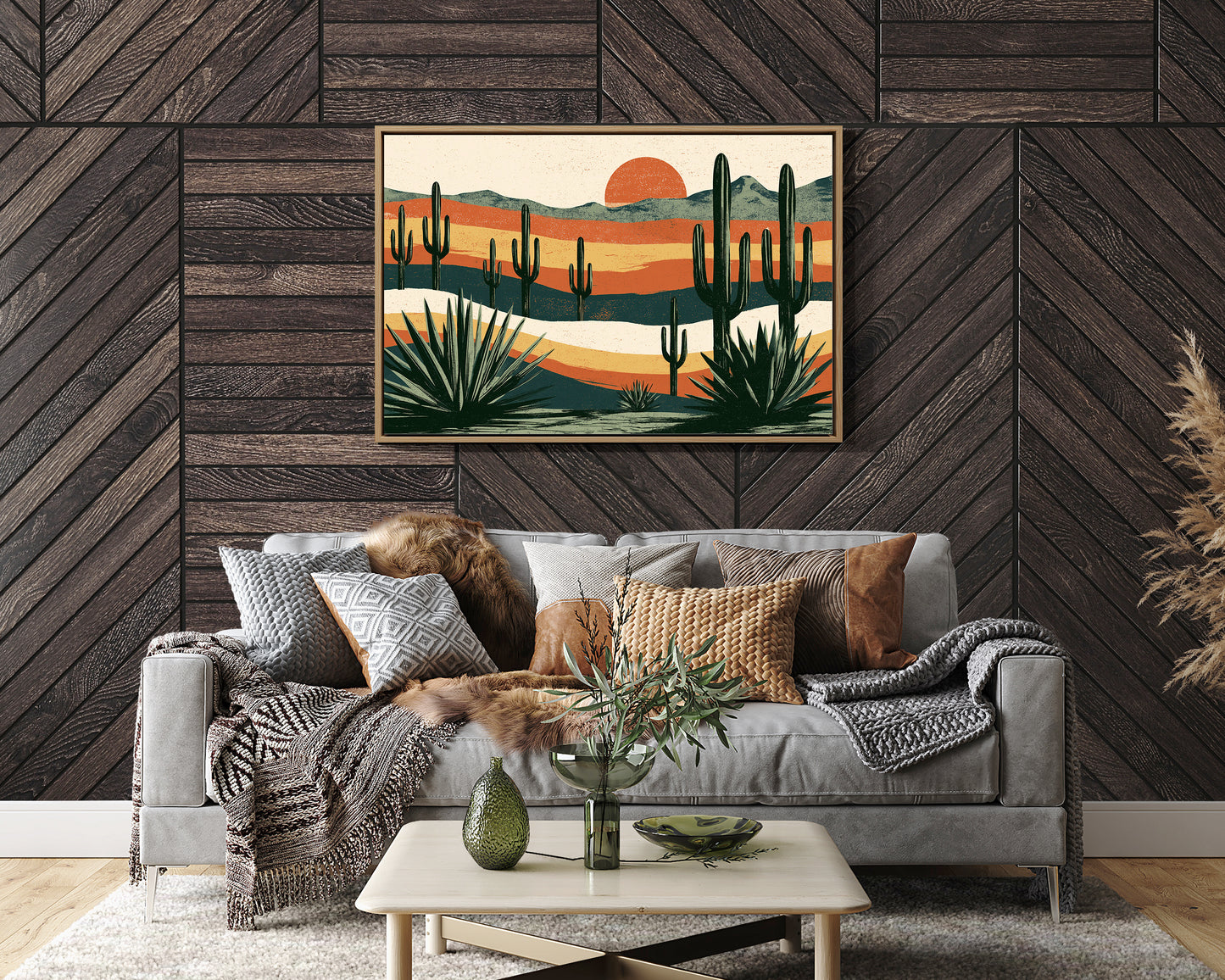 Striped Sunset Cactus Grove