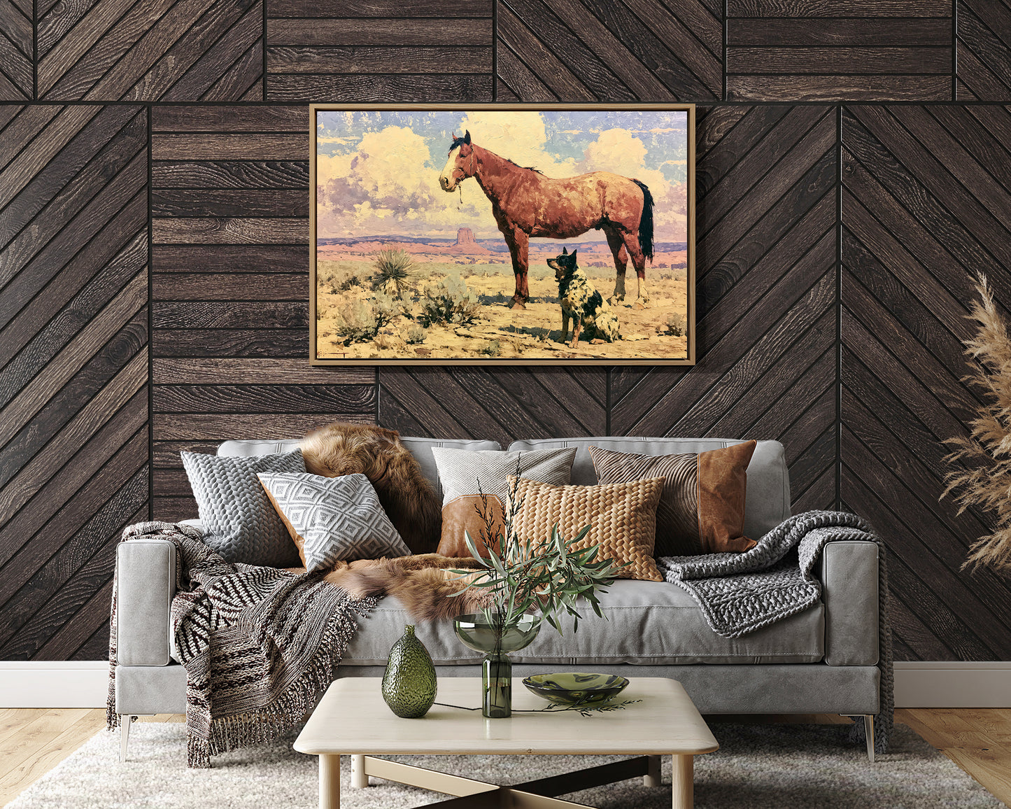 Desert Companions, Horse and Cattle Dog