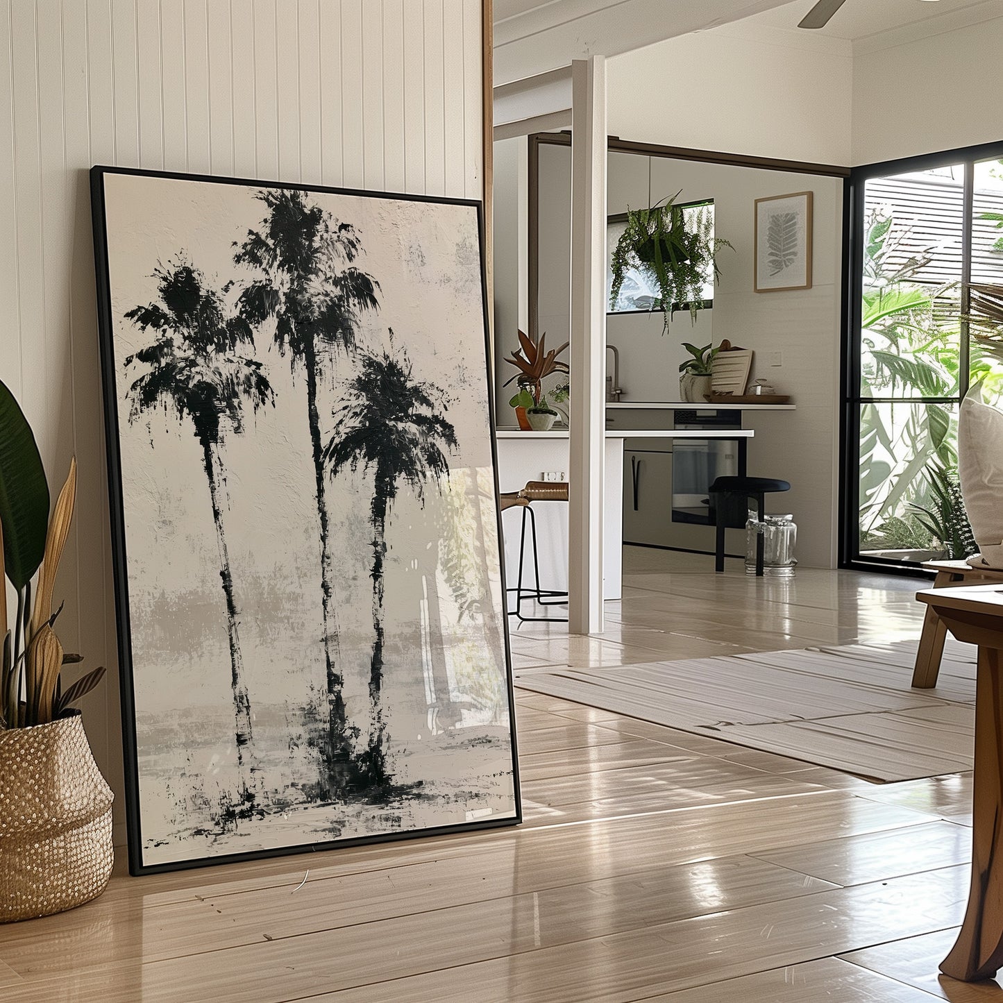 Palms Reaching for Center