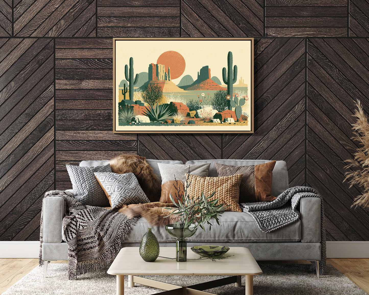 Desert Bloom at High Noon