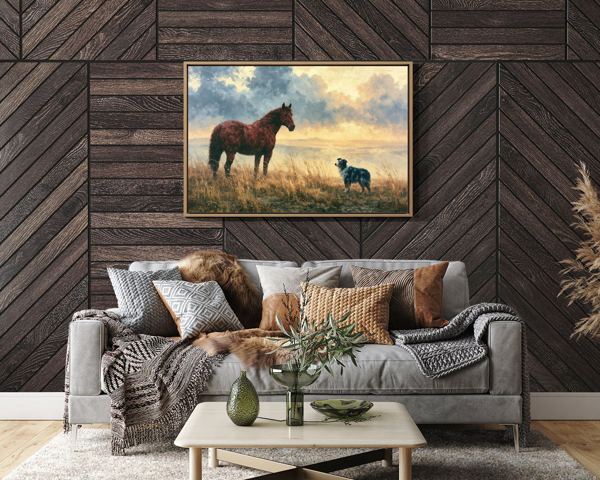 Bay Horse Meets the Shepherd