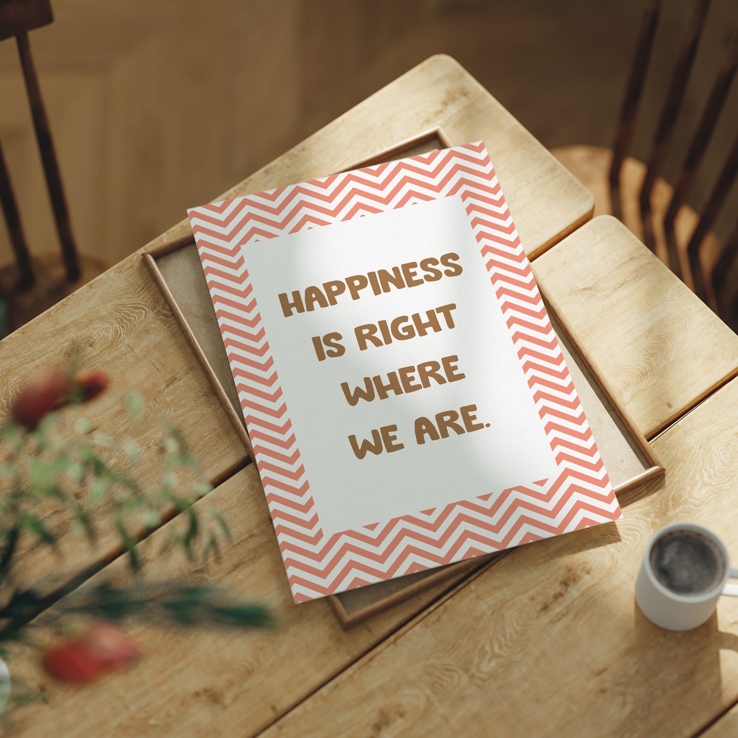 Happiness in Chevron
