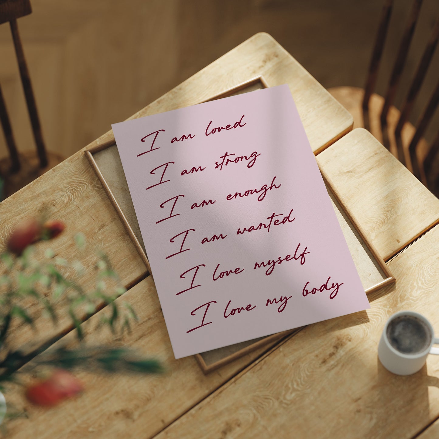 Six Ways to Say I Am