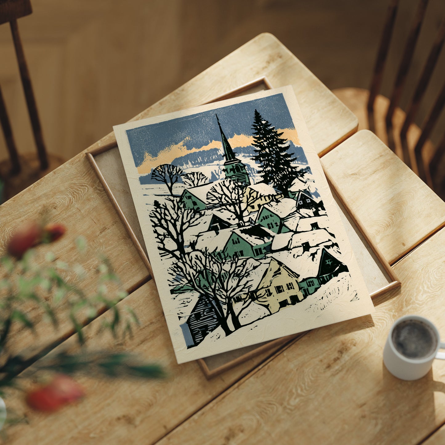 Snowbound Village Spire