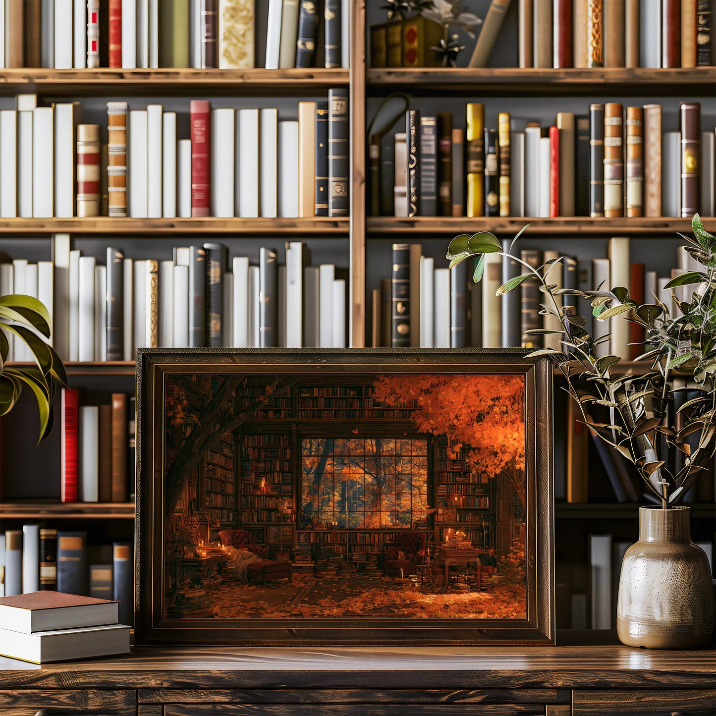 Autumn Library Reverie