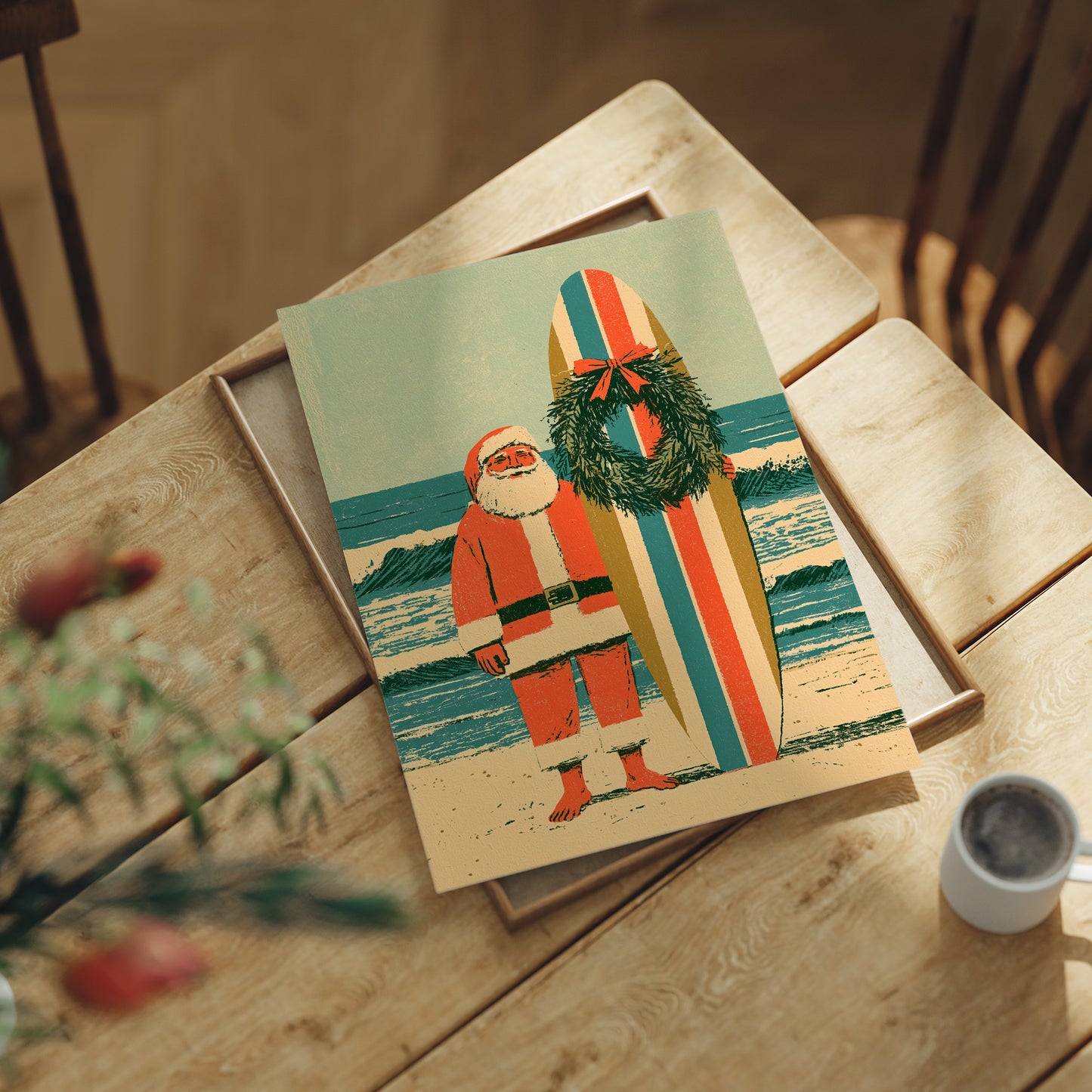 Retro Surf Shop Santa