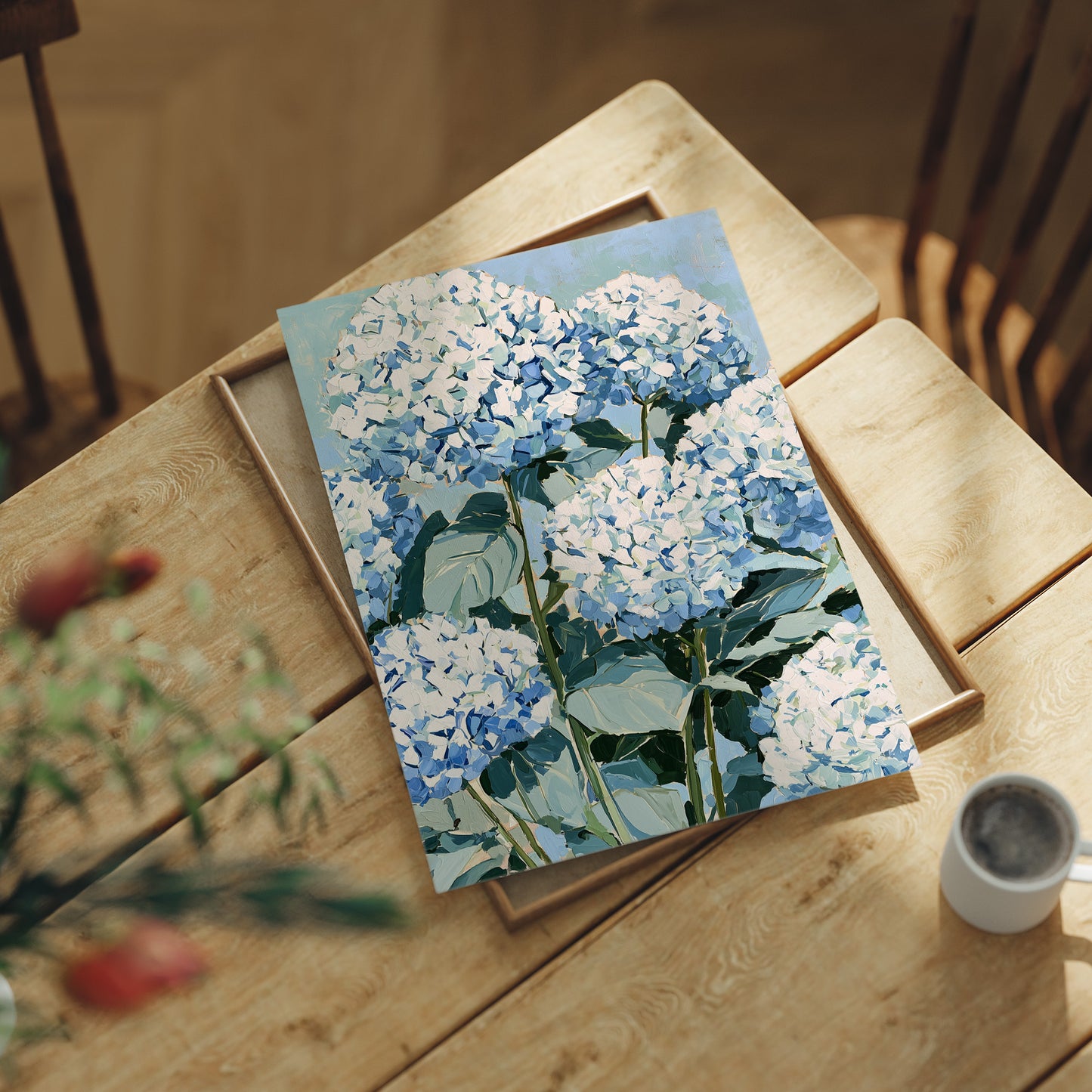 Blue Hydrangea Impression
