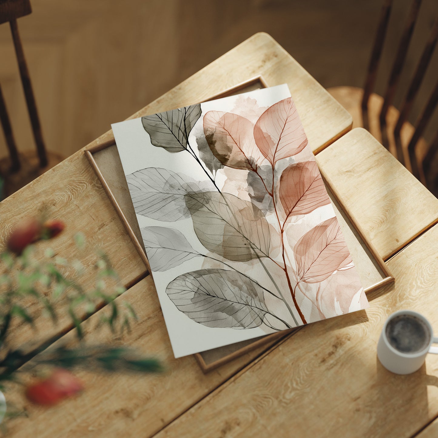 Translucent Leaf X-Ray Study