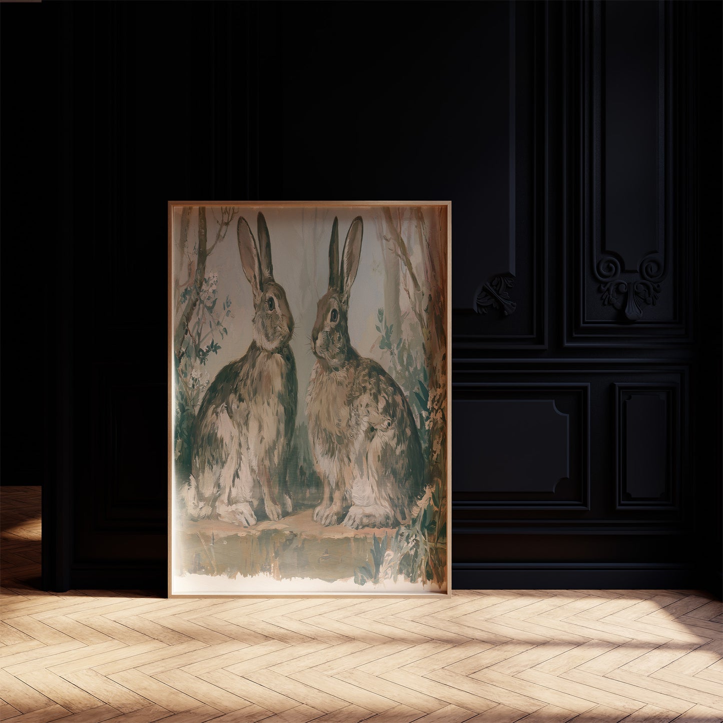 Two Hares, One Thicket
