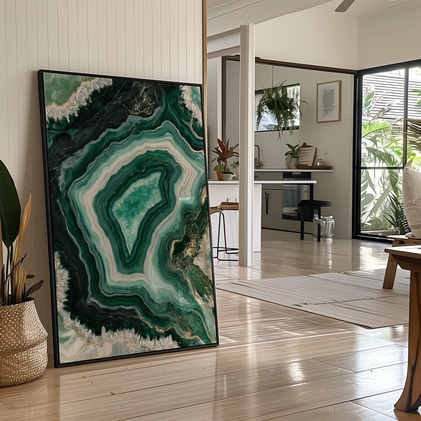 Emerald Geode Depths
