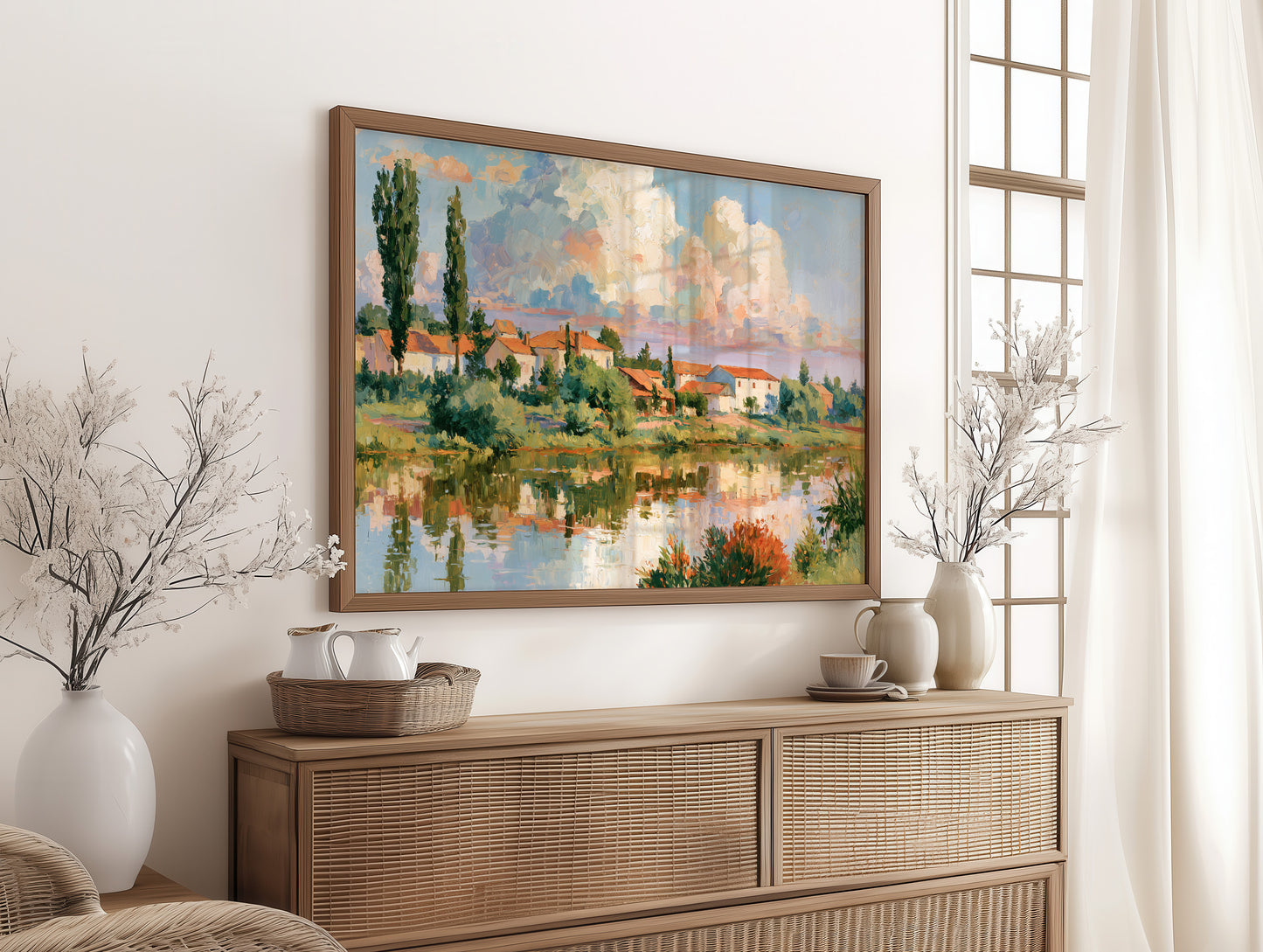 Village on Still Water