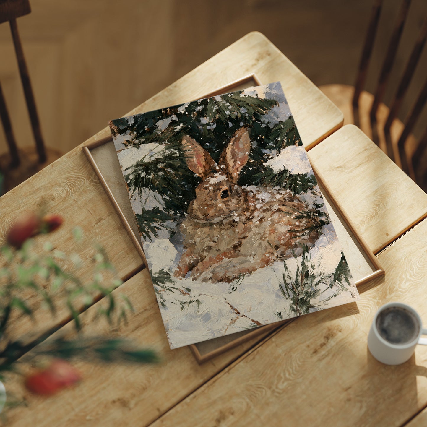 Winter Rabbit Hideaway