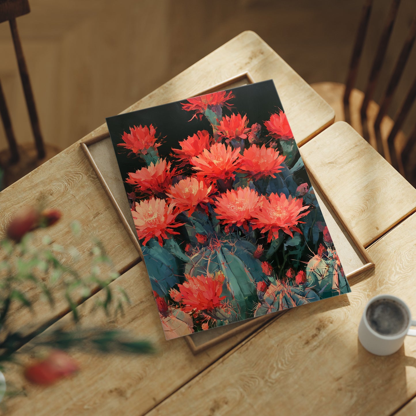 Cactus in Fire Bloom