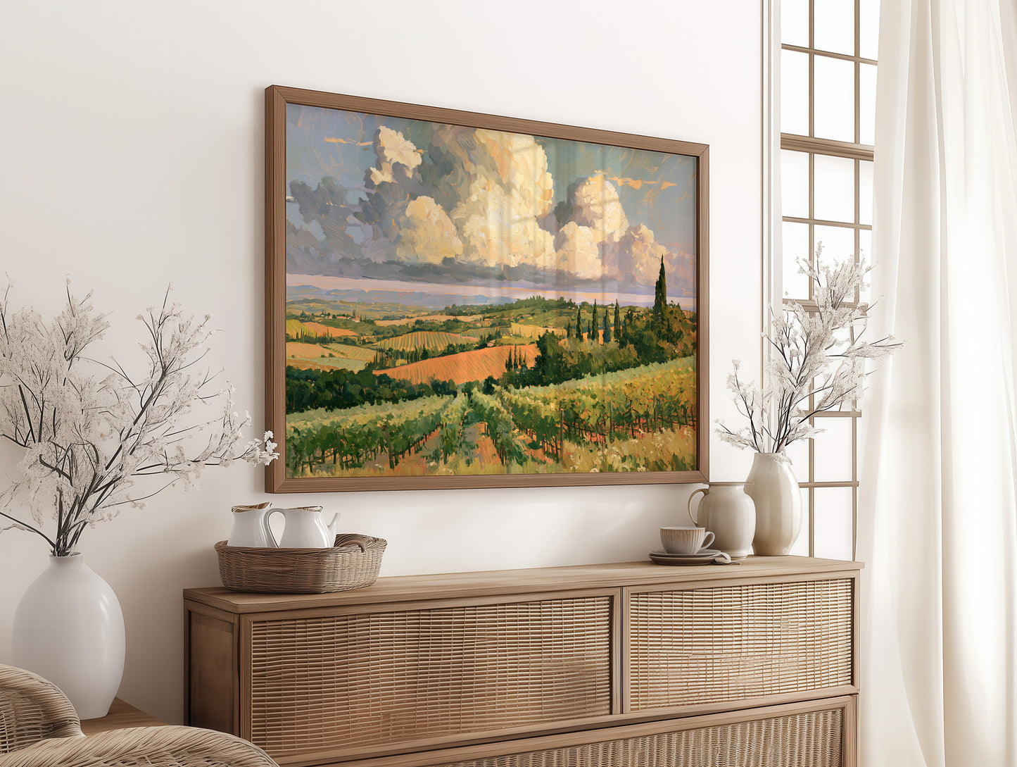Tuscan Vineyard, Building Storm