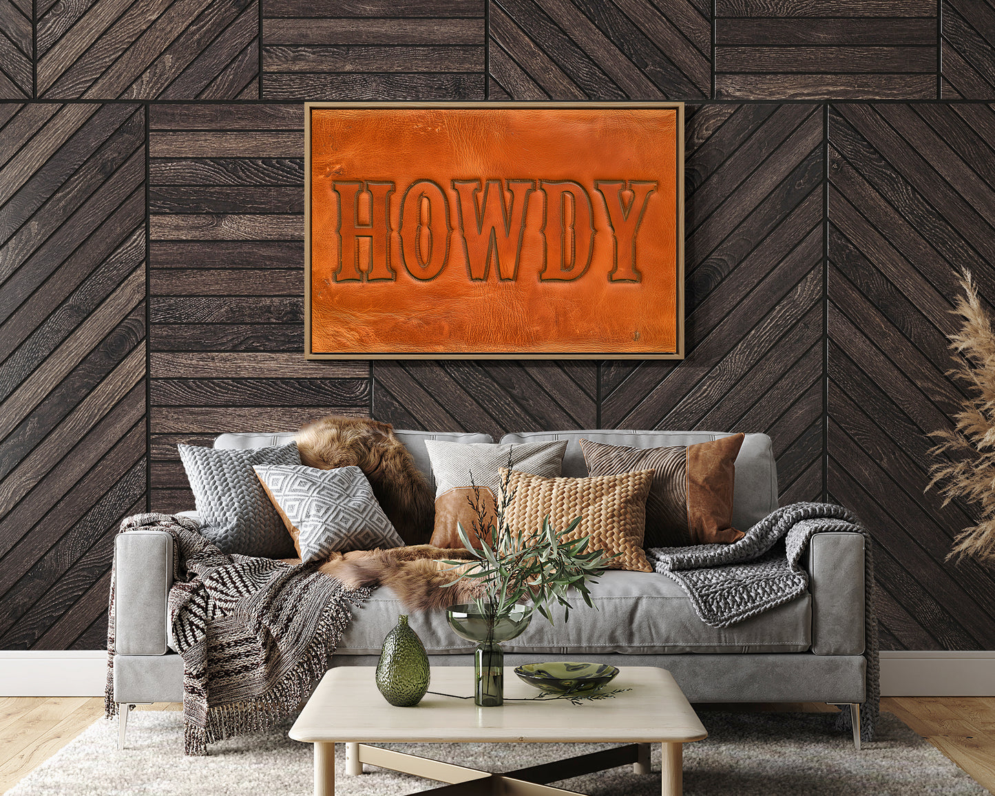 Howdy, Tooled In Leather