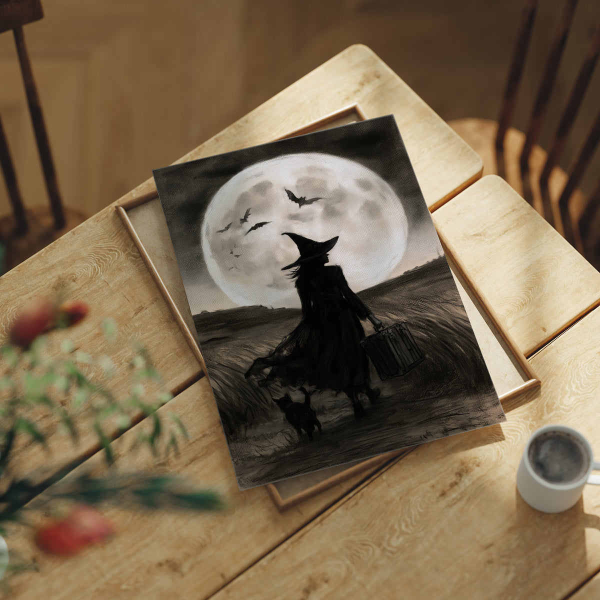 Checking Out at the Full Moon