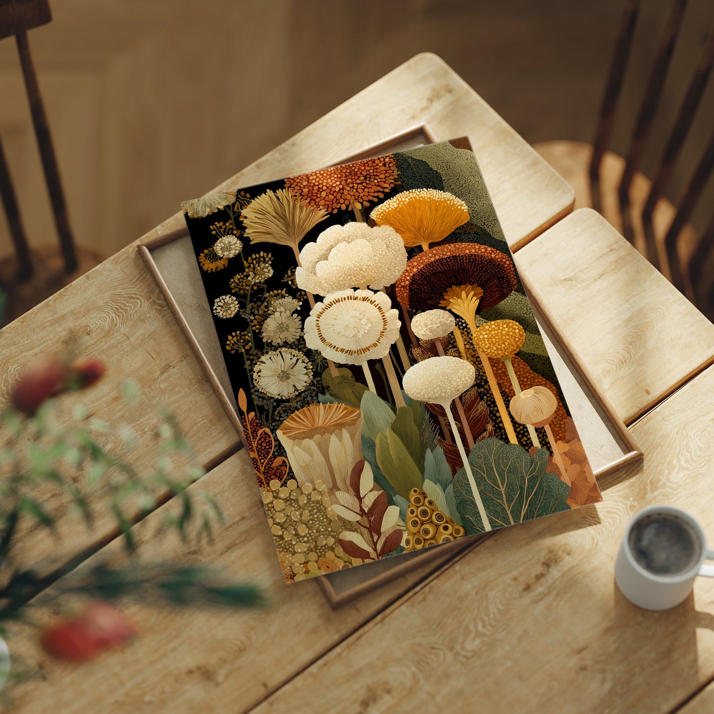 Midnight Garden in Ochre