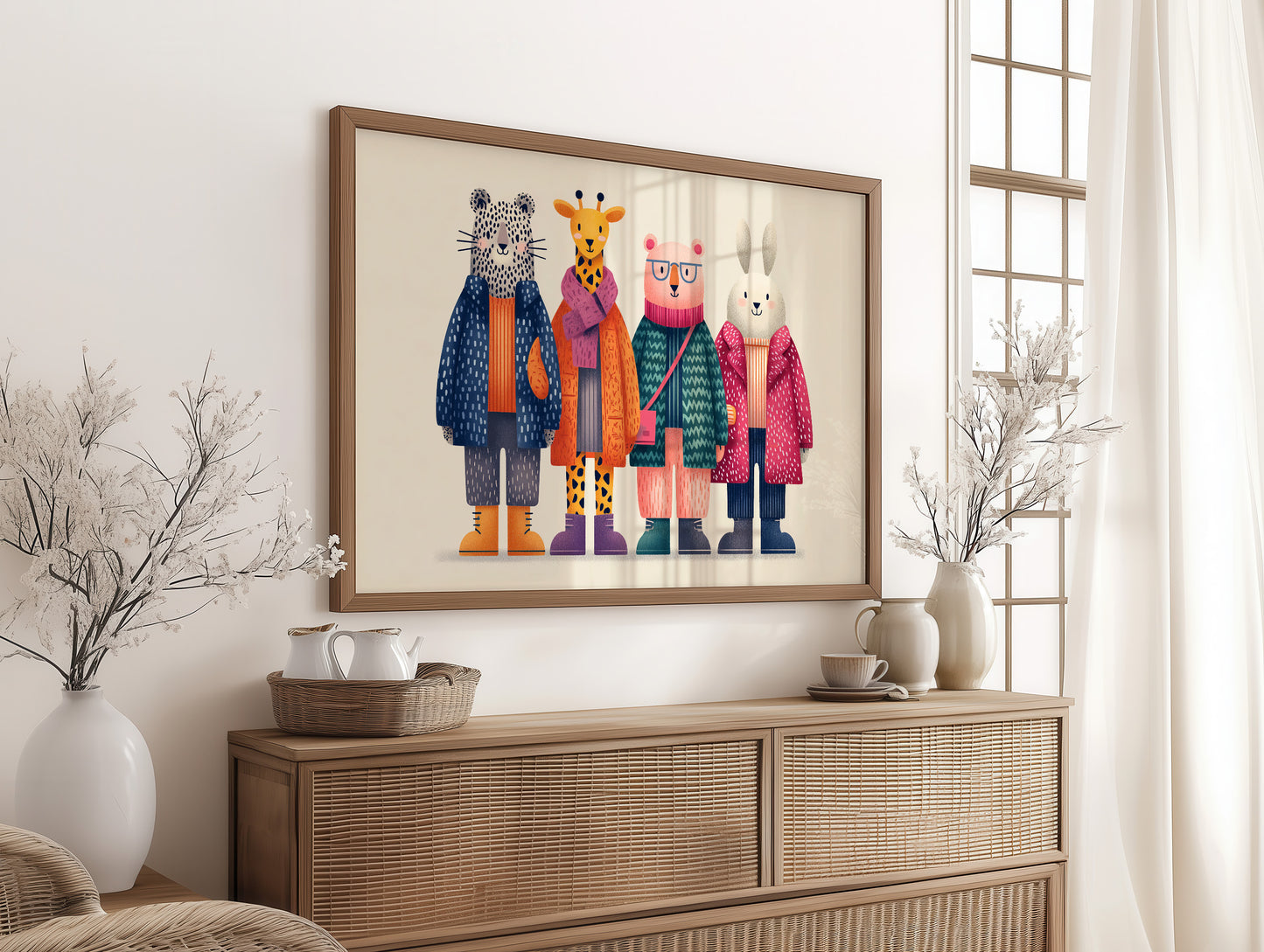 Friends in Their Sunday Coats