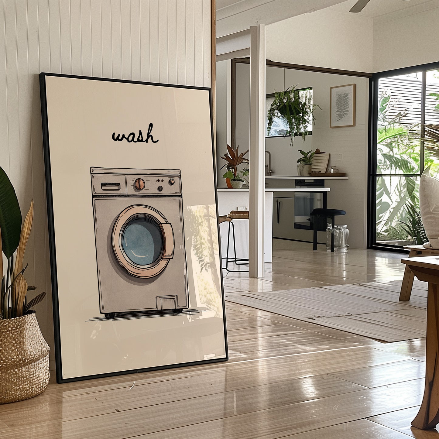 Wash In Simple Lines
