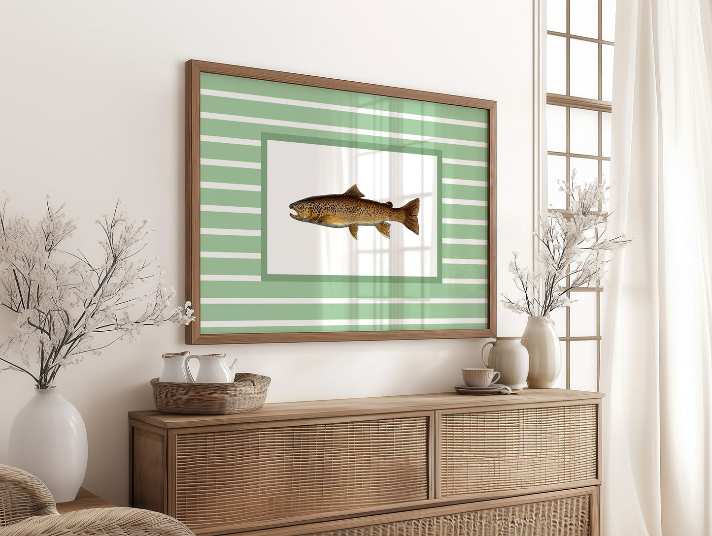 Striped Waters Quiet Catch