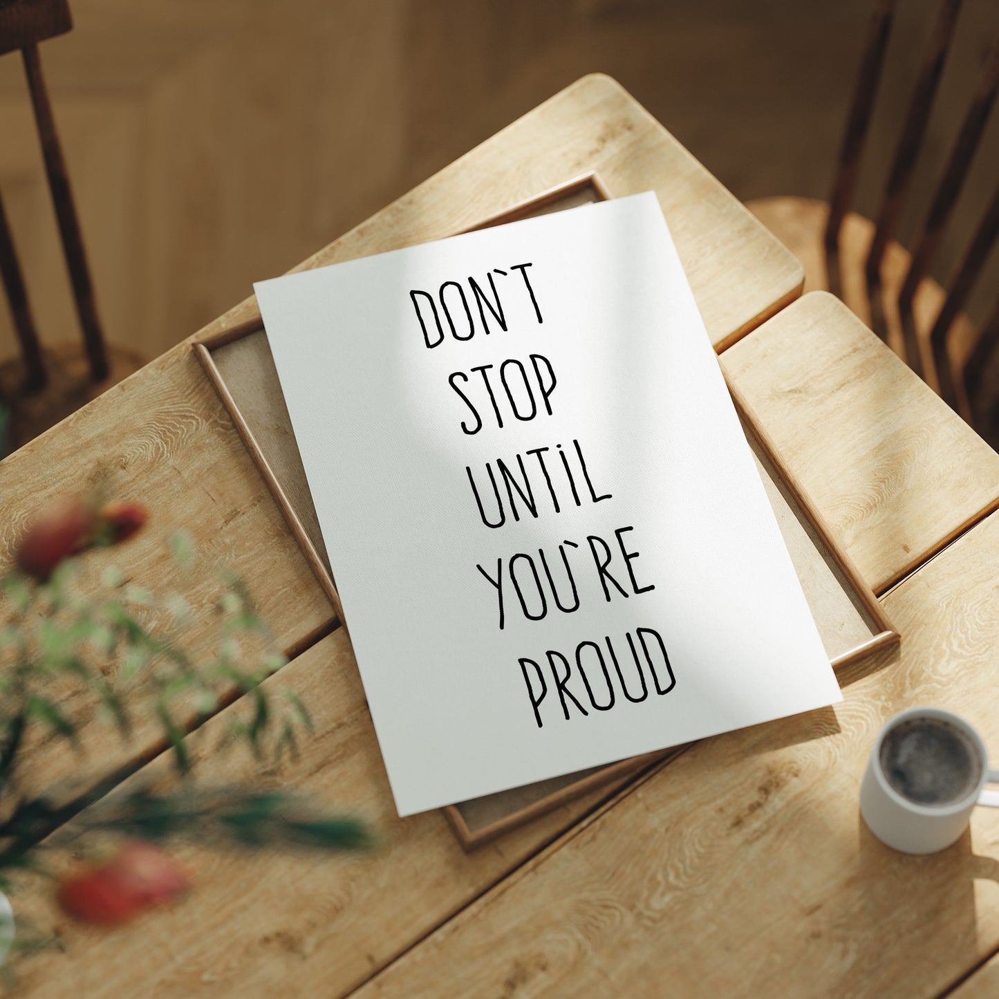 Don’t Stop Until Proud