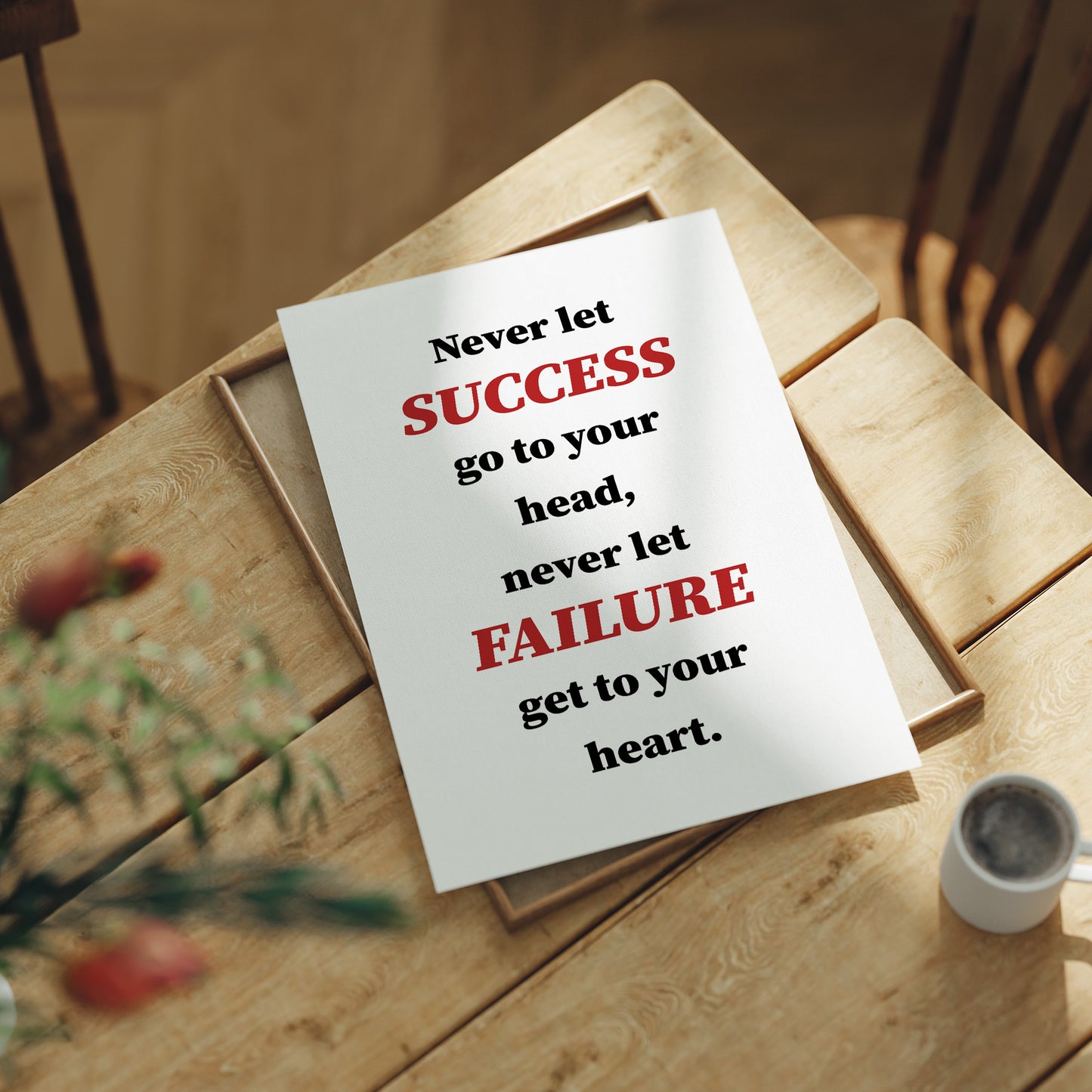 Success And Failure Balance
