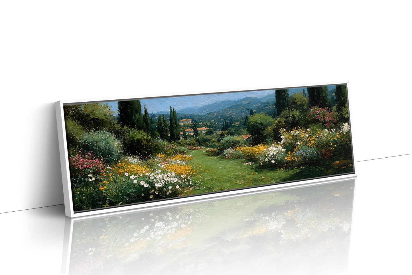 Sunlit Garden Path In Tuscany