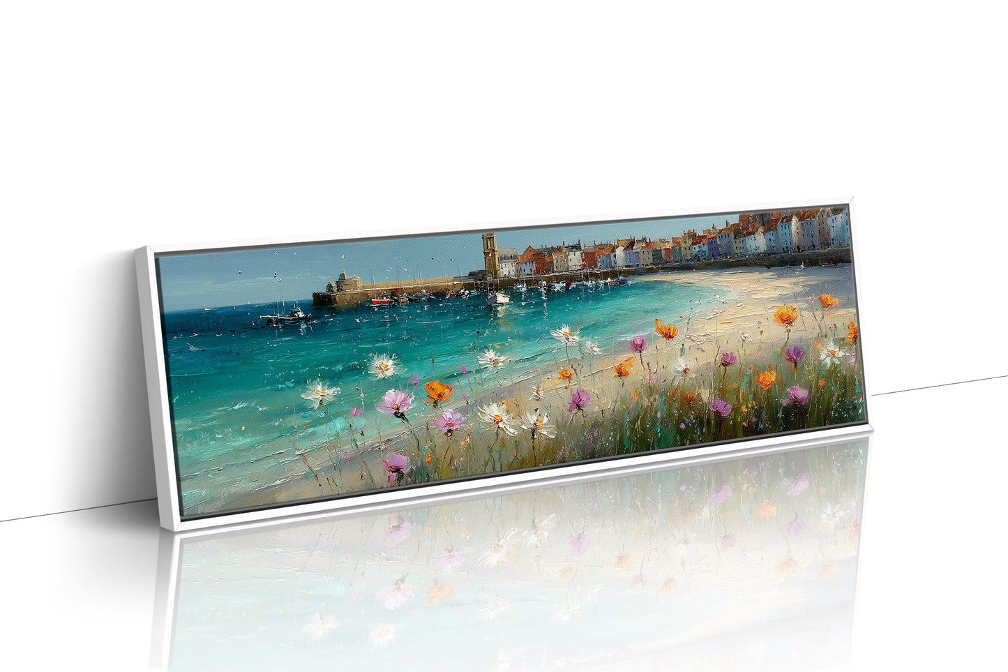 Wildflowers Beside The Harbor
