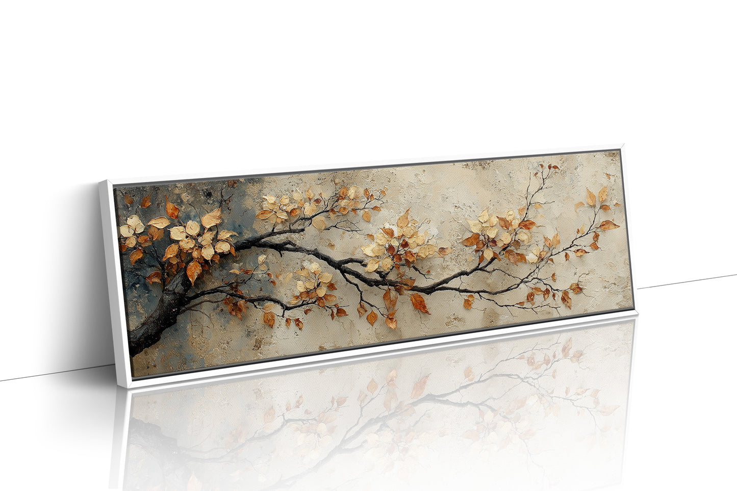Golden Leaves On Quiet Branch