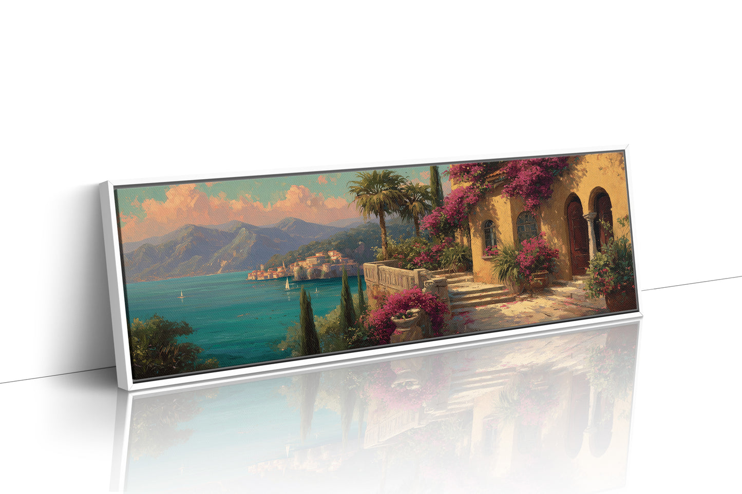 Terrace Overlooking The Blue Coast