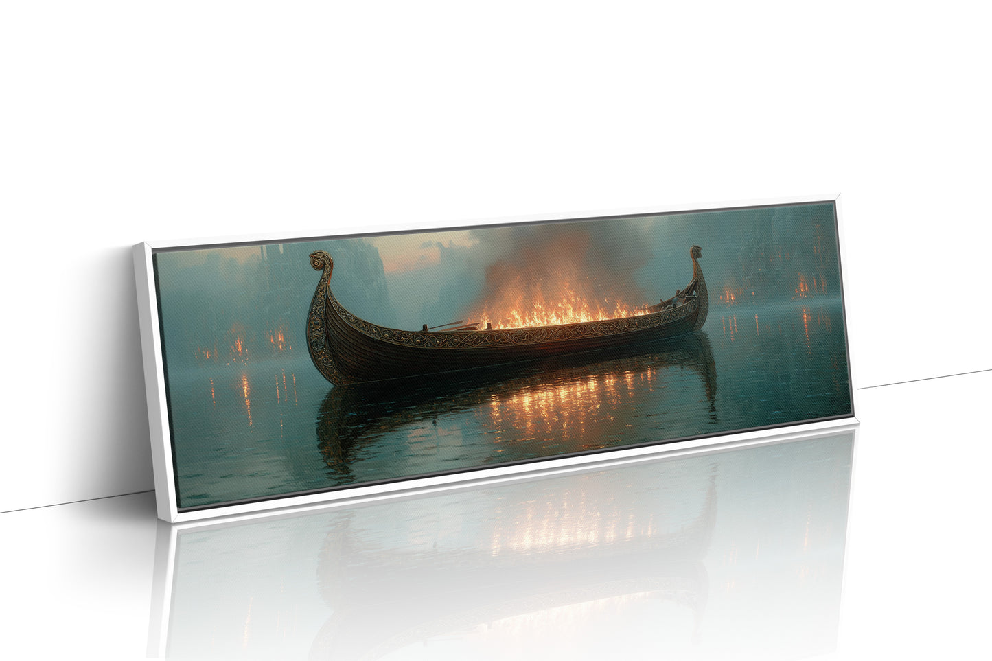 Viking Farewell On The Burning Sea