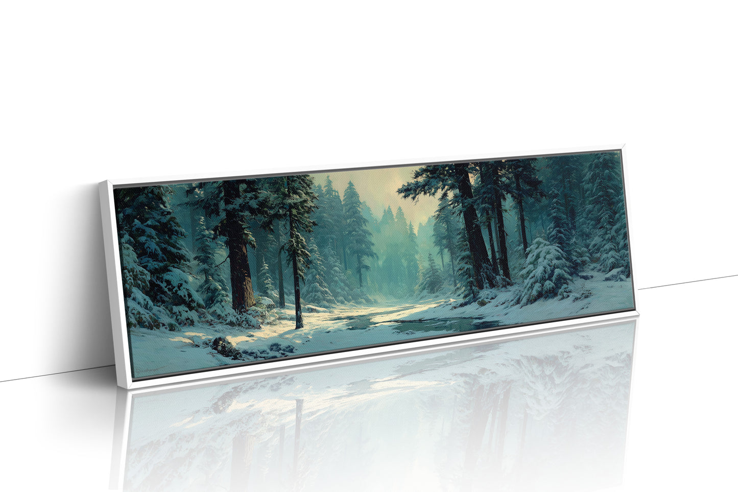 Snowy Forest Morning Light