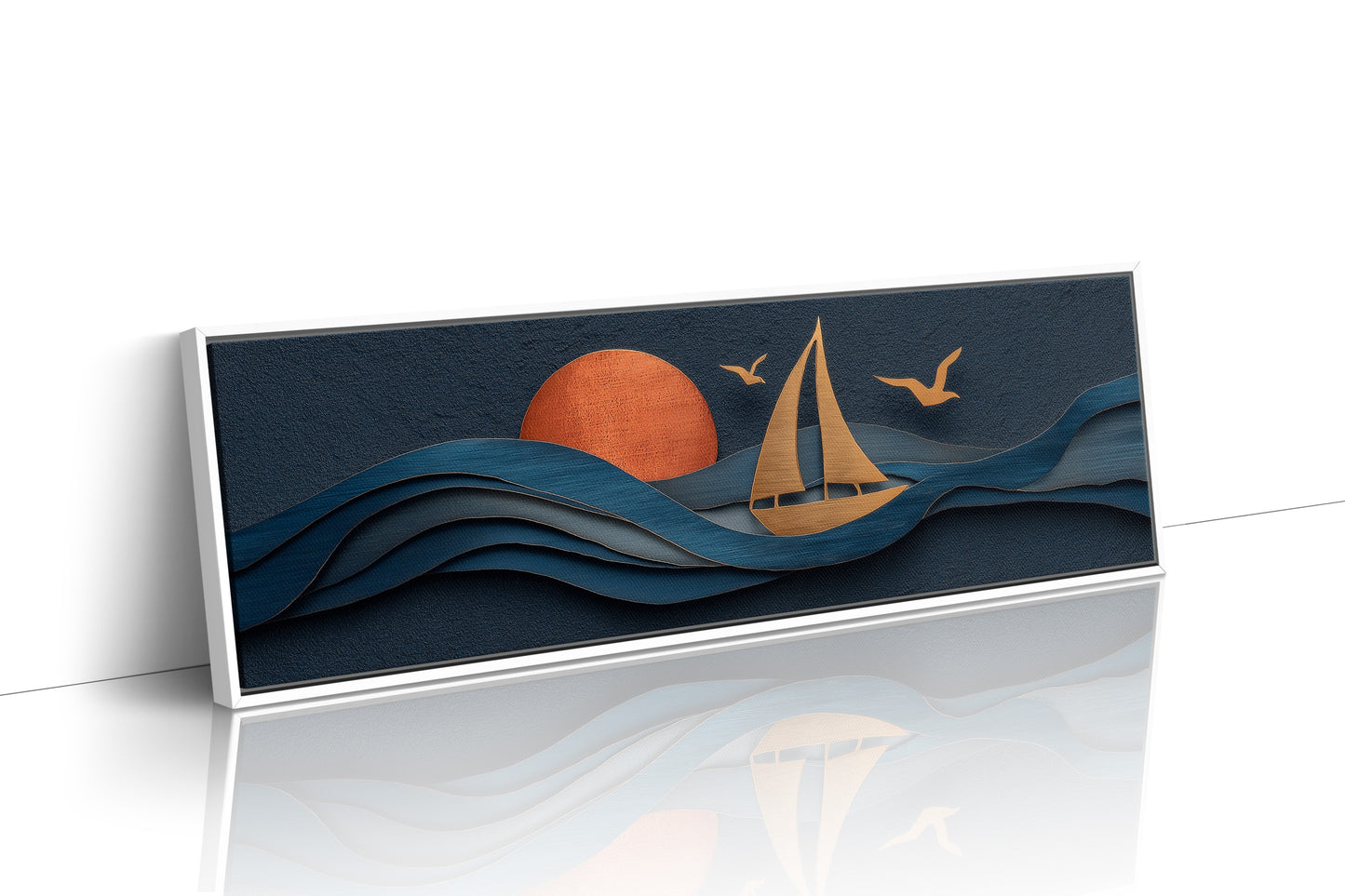 Sails Through Copper Sunset